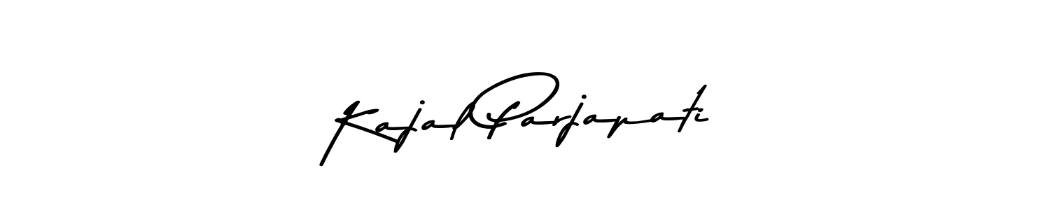 You should practise on your own different ways (Asem Kandis PERSONAL USE) to write your name (Kajal Parjapati) in signature. don't let someone else do it for you. Kajal Parjapati signature style 9 images and pictures png