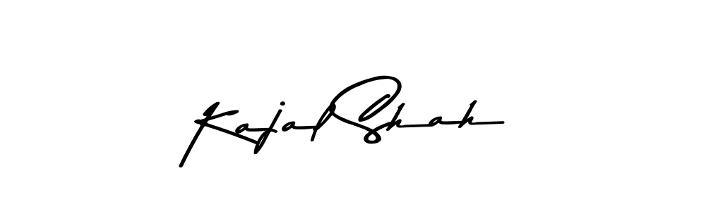 Create a beautiful signature design for name Kajal Shah. With this signature (Asem Kandis PERSONAL USE) fonts, you can make a handwritten signature for free. Kajal Shah signature style 9 images and pictures png