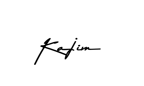 You should practise on your own different ways (Asem Kandis PERSONAL USE) to write your name (Kajim) in signature. don't let someone else do it for you. Kajim signature style 9 images and pictures png