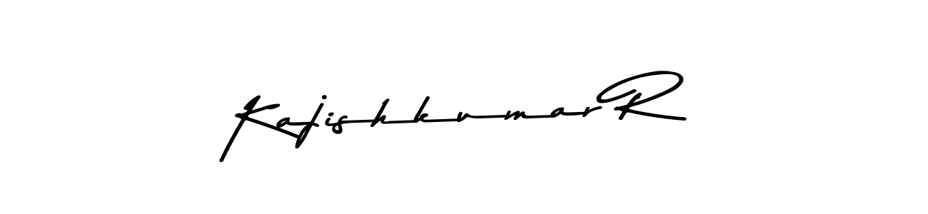 Make a beautiful signature design for name Kajishkumar R. With this signature (Asem Kandis PERSONAL USE) style, you can create a handwritten signature for free. Kajishkumar R signature style 9 images and pictures png