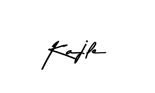 Make a beautiful signature design for name Kajle. With this signature (Asem Kandis PERSONAL USE) style, you can create a handwritten signature for free. Kajle signature style 9 images and pictures png