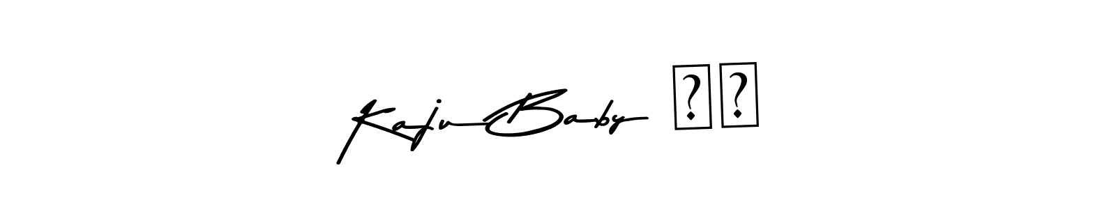 Design your own signature with our free online signature maker. With this signature software, you can create a handwritten (Asem Kandis PERSONAL USE) signature for name Kaju Baby ❤️. Kaju Baby ❤️ signature style 9 images and pictures png
