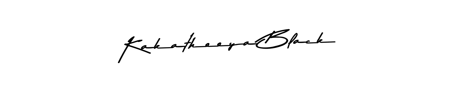 You should practise on your own different ways (Asem Kandis PERSONAL USE) to write your name (Kakatheeya Black) in signature. don't let someone else do it for you. Kakatheeya Black signature style 9 images and pictures png