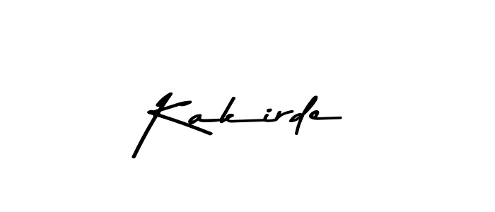 Create a beautiful signature design for name Kakirde. With this signature (Asem Kandis PERSONAL USE) fonts, you can make a handwritten signature for free. Kakirde signature style 9 images and pictures png