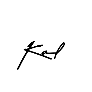How to make Kal name signature. Use Asem Kandis PERSONAL USE style for creating short signs online. This is the latest handwritten sign. Kal signature style 9 images and pictures png