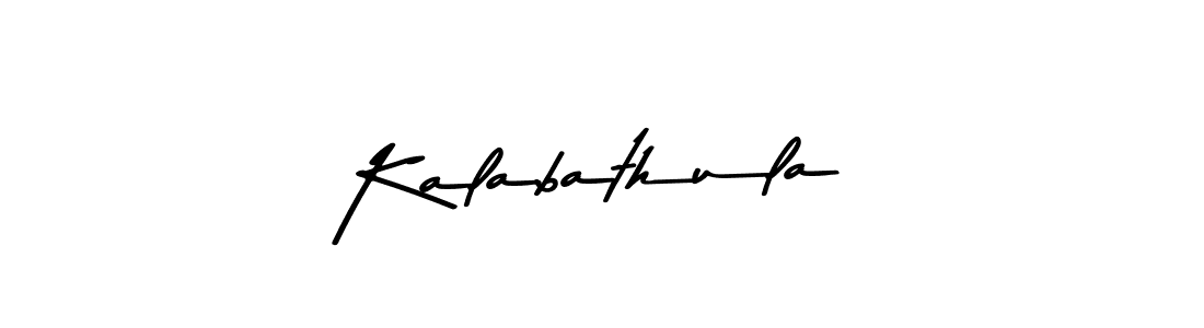 How to make Kalabathula name signature. Use Asem Kandis PERSONAL USE style for creating short signs online. This is the latest handwritten sign. Kalabathula signature style 9 images and pictures png