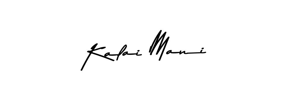 Create a beautiful signature design for name Kalai Mani. With this signature (Asem Kandis PERSONAL USE) fonts, you can make a handwritten signature for free. Kalai Mani signature style 9 images and pictures png