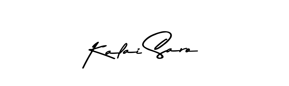 Make a beautiful signature design for name Kalai Saro. With this signature (Asem Kandis PERSONAL USE) style, you can create a handwritten signature for free. Kalai Saro signature style 9 images and pictures png