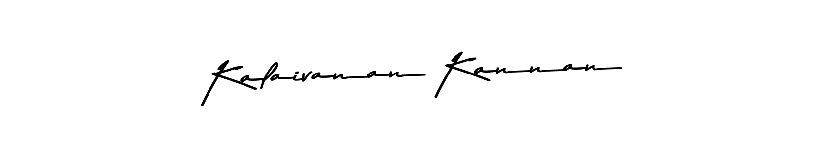 The best way (Asem Kandis PERSONAL USE) to make a short signature is to pick only two or three words in your name. The name Kalaivanan Kannan include a total of six letters. For converting this name. Kalaivanan Kannan signature style 9 images and pictures png