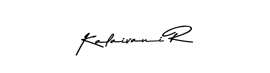 How to make Kalaivani R signature? Asem Kandis PERSONAL USE is a professional autograph style. Create handwritten signature for Kalaivani R name. Kalaivani R signature style 9 images and pictures png