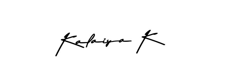 Similarly Asem Kandis PERSONAL USE is the best handwritten signature design. Signature creator online .You can use it as an online autograph creator for name Kalaiya K. Kalaiya K signature style 9 images and pictures png