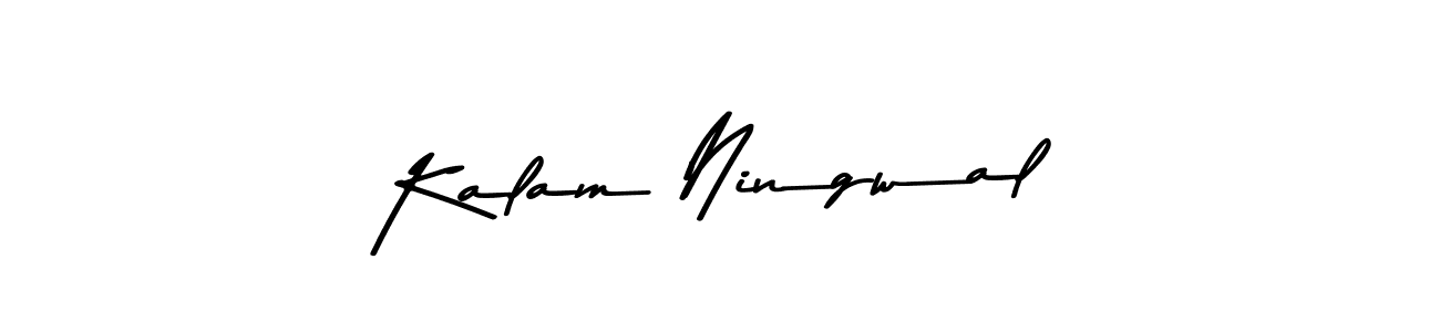 Make a short Kalam Ningwal signature style. Manage your documents anywhere anytime using Asem Kandis PERSONAL USE. Create and add eSignatures, submit forms, share and send files easily. Kalam Ningwal signature style 9 images and pictures png