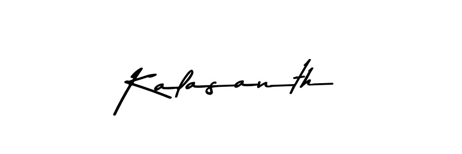 Make a beautiful signature design for name Kalasanth. Use this online signature maker to create a handwritten signature for free. Kalasanth signature style 9 images and pictures png