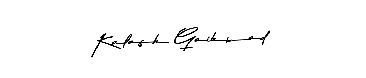 if you are searching for the best signature style for your name Kalash Gaikwad. so please give up your signature search. here we have designed multiple signature styles  using Asem Kandis PERSONAL USE. Kalash Gaikwad signature style 9 images and pictures png