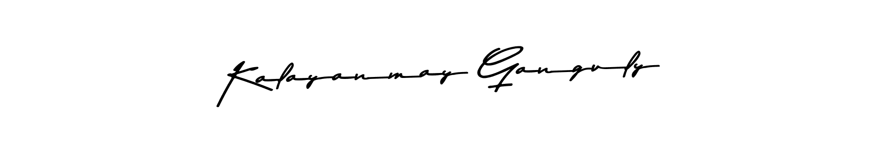 You should practise on your own different ways (Asem Kandis PERSONAL USE) to write your name (Kalayanmay Ganguly) in signature. don't let someone else do it for you. Kalayanmay Ganguly signature style 9 images and pictures png