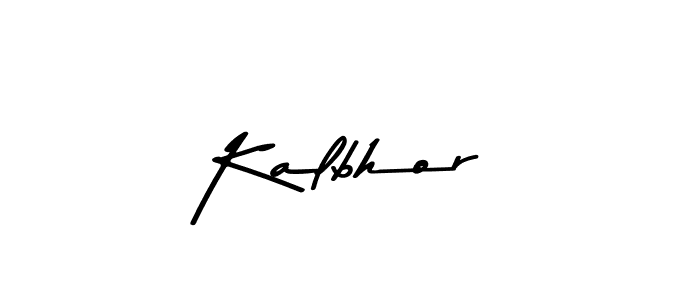 Also we have Kalbhor name is the best signature style. Create professional handwritten signature collection using Asem Kandis PERSONAL USE autograph style. Kalbhor signature style 9 images and pictures png