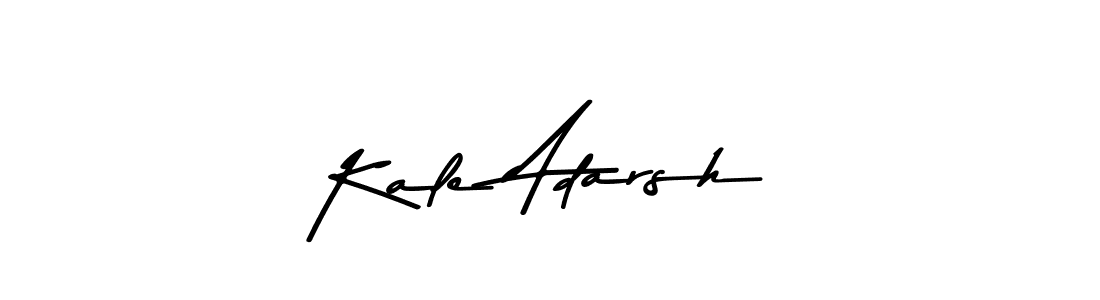 Design your own signature with our free online signature maker. With this signature software, you can create a handwritten (Asem Kandis PERSONAL USE) signature for name Kale Adarsh. Kale Adarsh signature style 9 images and pictures png