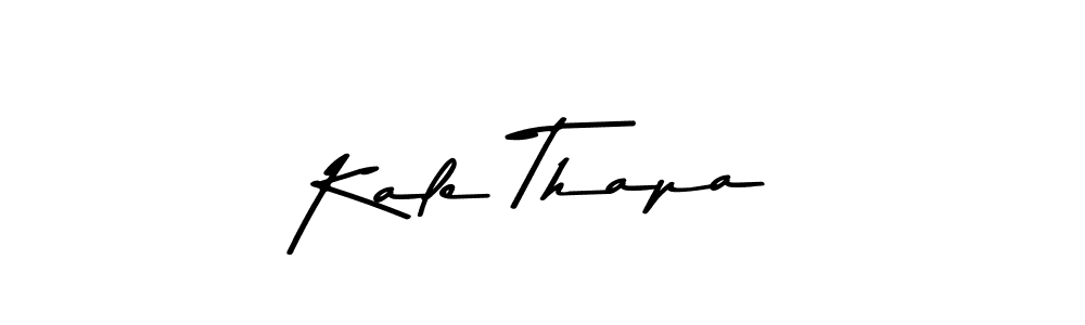 How to make Kale Thapa signature? Asem Kandis PERSONAL USE is a professional autograph style. Create handwritten signature for Kale Thapa name. Kale Thapa signature style 9 images and pictures png