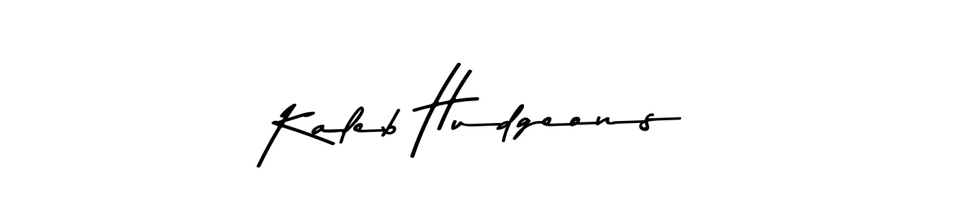 Create a beautiful signature design for name Kaleb Hudgeons. With this signature (Asem Kandis PERSONAL USE) fonts, you can make a handwritten signature for free. Kaleb Hudgeons signature style 9 images and pictures png