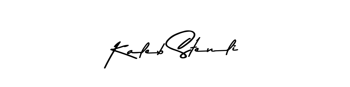 Kaleb Stenli stylish signature style. Best Handwritten Sign (Asem Kandis PERSONAL USE) for my name. Handwritten Signature Collection Ideas for my name Kaleb Stenli. Kaleb Stenli signature style 9 images and pictures png