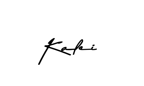 Design your own signature with our free online signature maker. With this signature software, you can create a handwritten (Asem Kandis PERSONAL USE) signature for name Kalei. Kalei signature style 9 images and pictures png