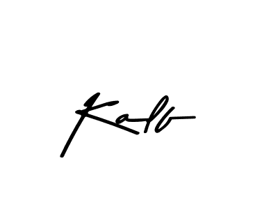 Create a beautiful signature design for name Kalf. With this signature (Asem Kandis PERSONAL USE) fonts, you can make a handwritten signature for free. Kalf signature style 9 images and pictures png