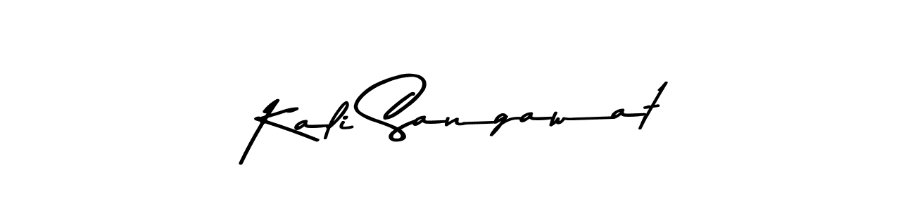 Here are the top 10 professional signature styles for the name Kali Sangawat. These are the best autograph styles you can use for your name. Kali Sangawat signature style 9 images and pictures png