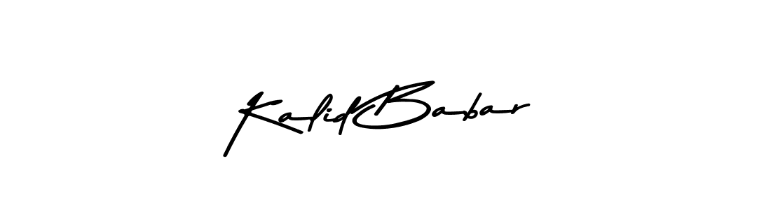 Here are the top 10 professional signature styles for the name Kalid Babar. These are the best autograph styles you can use for your name. Kalid Babar signature style 9 images and pictures png