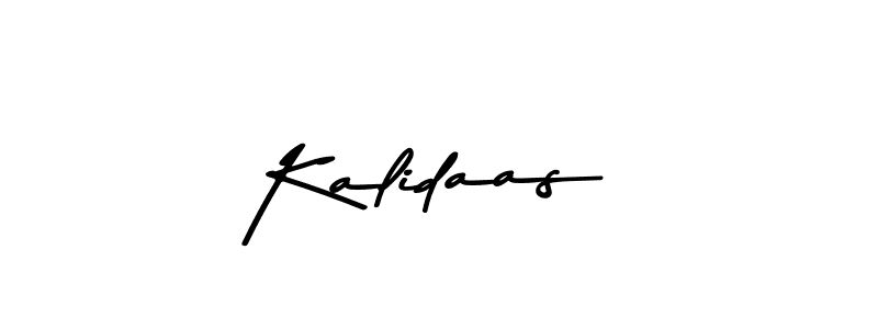 How to make Kalidaas signature? Asem Kandis PERSONAL USE is a professional autograph style. Create handwritten signature for Kalidaas name. Kalidaas signature style 9 images and pictures png