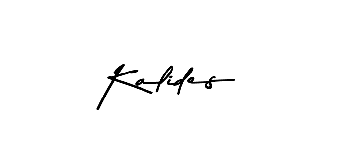 Create a beautiful signature design for name Kalides. With this signature (Asem Kandis PERSONAL USE) fonts, you can make a handwritten signature for free. Kalides signature style 9 images and pictures png
