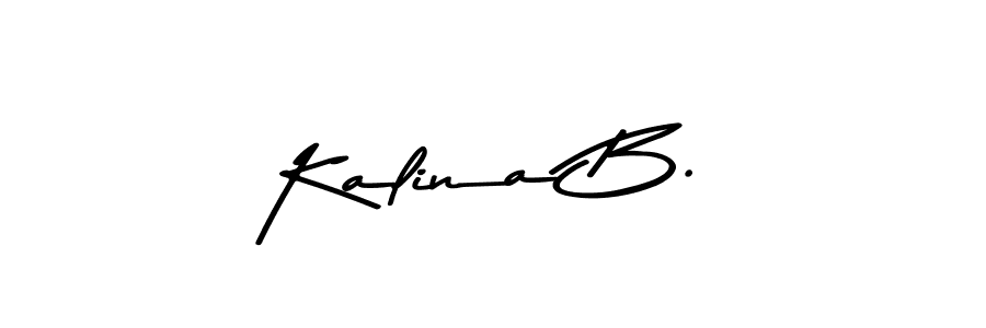 Make a beautiful signature design for name Kalina B.. Use this online signature maker to create a handwritten signature for free. Kalina B. signature style 9 images and pictures png