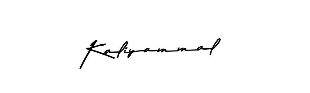 You should practise on your own different ways (Asem Kandis PERSONAL USE) to write your name (Kaliyammal) in signature. don't let someone else do it for you. Kaliyammal signature style 9 images and pictures png