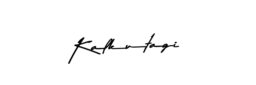 How to make Kalkutagi signature? Asem Kandis PERSONAL USE is a professional autograph style. Create handwritten signature for Kalkutagi name. Kalkutagi signature style 9 images and pictures png