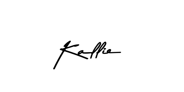 Kallie stylish signature style. Best Handwritten Sign (Asem Kandis PERSONAL USE) for my name. Handwritten Signature Collection Ideas for my name Kallie. Kallie signature style 9 images and pictures png