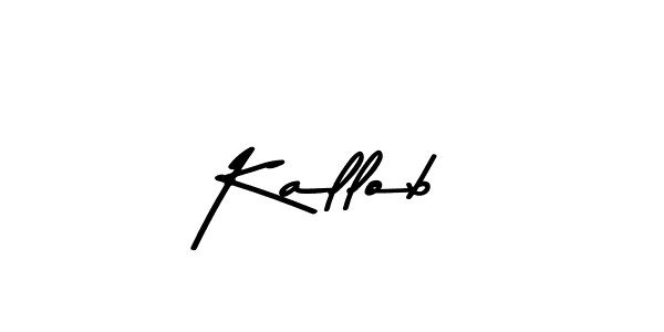 How to make Kallob signature? Asem Kandis PERSONAL USE is a professional autograph style. Create handwritten signature for Kallob name. Kallob signature style 9 images and pictures png