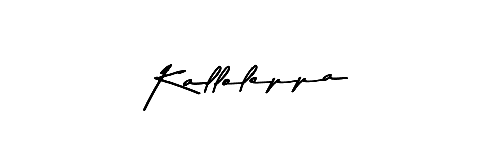 Kalloleppa stylish signature style. Best Handwritten Sign (Asem Kandis PERSONAL USE) for my name. Handwritten Signature Collection Ideas for my name Kalloleppa. Kalloleppa signature style 9 images and pictures png