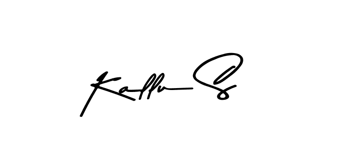 Asem Kandis PERSONAL USE is a professional signature style that is perfect for those who want to add a touch of class to their signature. It is also a great choice for those who want to make their signature more unique. Get Kallu S name to fancy signature for free. Kallu S signature style 9 images and pictures png