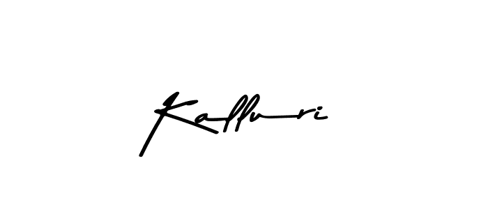 How to make Kalluri signature? Asem Kandis PERSONAL USE is a professional autograph style. Create handwritten signature for Kalluri name. Kalluri signature style 9 images and pictures png