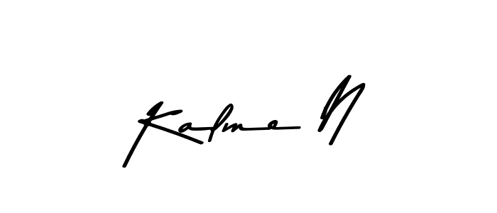 Here are the top 10 professional signature styles for the name Kalme N. These are the best autograph styles you can use for your name. Kalme N signature style 9 images and pictures png