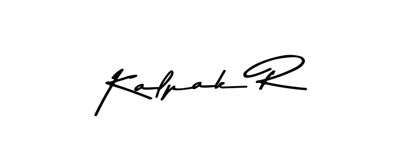 Make a beautiful signature design for name Kalpak R. With this signature (Asem Kandis PERSONAL USE) style, you can create a handwritten signature for free. Kalpak R signature style 9 images and pictures png