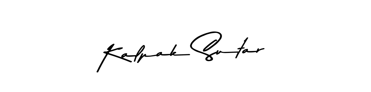 Kalpak Sutar stylish signature style. Best Handwritten Sign (Asem Kandis PERSONAL USE) for my name. Handwritten Signature Collection Ideas for my name Kalpak Sutar. Kalpak Sutar signature style 9 images and pictures png