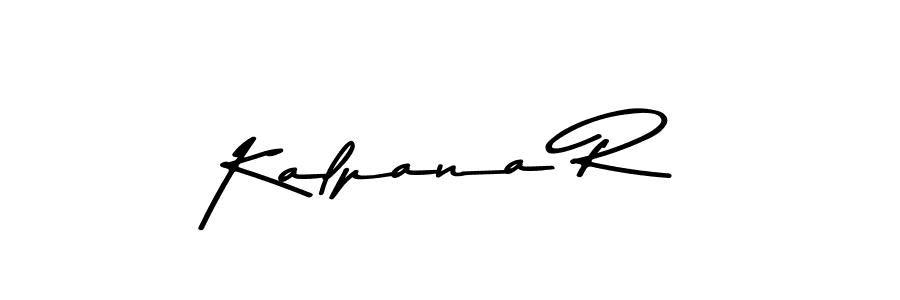 Make a beautiful signature design for name Kalpana R. With this signature (Asem Kandis PERSONAL USE) style, you can create a handwritten signature for free. Kalpana R signature style 9 images and pictures png