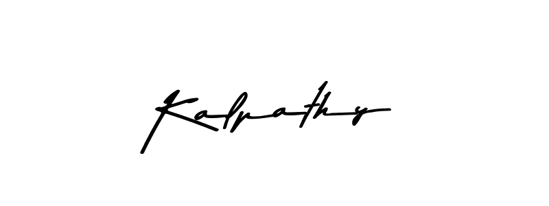 How to Draw Kalpathy signature style? Asem Kandis PERSONAL USE is a latest design signature styles for name Kalpathy. Kalpathy signature style 9 images and pictures png