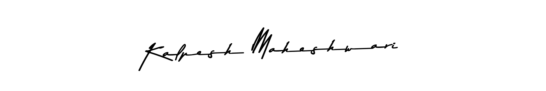 Design your own signature with our free online signature maker. With this signature software, you can create a handwritten (Asem Kandis PERSONAL USE) signature for name Kalpesh Maheshwari. Kalpesh Maheshwari signature style 9 images and pictures png