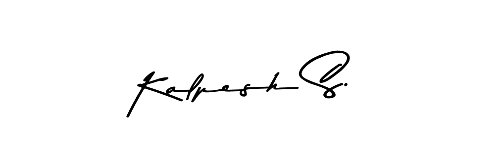 Create a beautiful signature design for name Kalpesh S.. With this signature (Asem Kandis PERSONAL USE) fonts, you can make a handwritten signature for free. Kalpesh S. signature style 9 images and pictures png