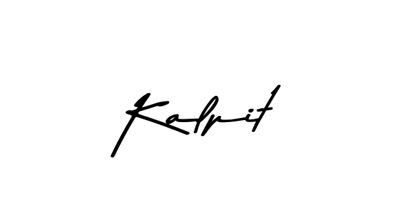 Also we have Kalpit name is the best signature style. Create professional handwritten signature collection using Asem Kandis PERSONAL USE autograph style. Kalpit signature style 9 images and pictures png