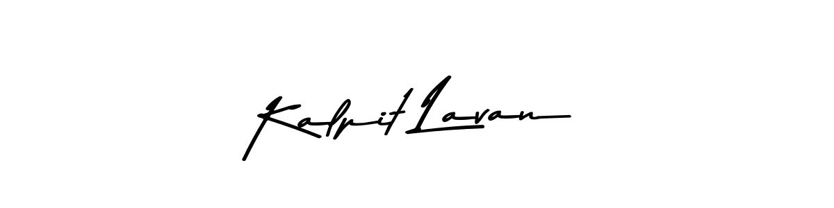 Make a beautiful signature design for name Kalpit Lavan. With this signature (Asem Kandis PERSONAL USE) style, you can create a handwritten signature for free. Kalpit Lavan signature style 9 images and pictures png