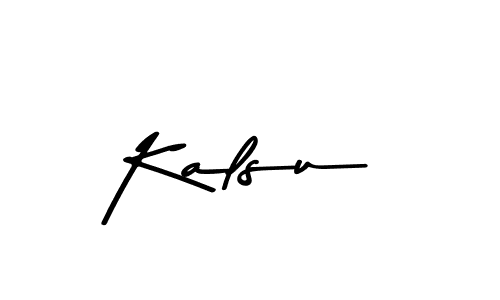 The best way (Asem Kandis PERSONAL USE) to make a short signature is to pick only two or three words in your name. The name Kalsu include a total of six letters. For converting this name. Kalsu signature style 9 images and pictures png