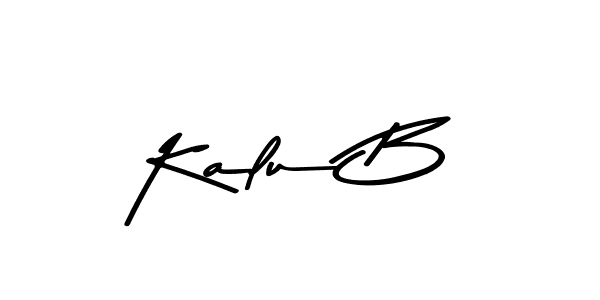 Use a signature maker to create a handwritten signature online. With this signature software, you can design (Asem Kandis PERSONAL USE) your own signature for name Kalu B. Kalu B signature style 9 images and pictures png