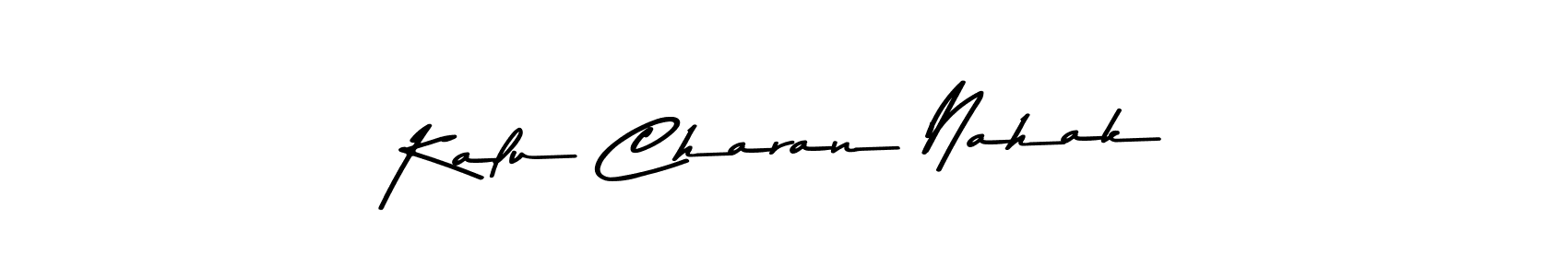 Kalu Charan Nahak stylish signature style. Best Handwritten Sign (Asem Kandis PERSONAL USE) for my name. Handwritten Signature Collection Ideas for my name Kalu Charan Nahak. Kalu Charan Nahak signature style 9 images and pictures png